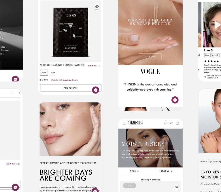 NoVoiceStudio created a sophisticated, minimalist design that emphasizes product quality and scientific innovation. Clean layouts with premium typography and subtle animations enhance the luxury experience.